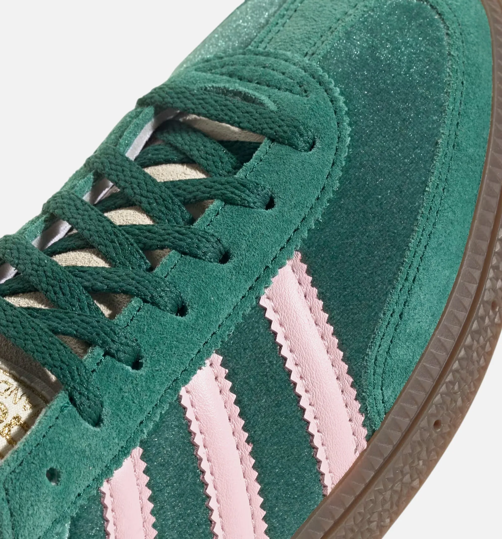 Handball Spezial Velvet Damen Lifestyle-Schuh - Grün/Rosa