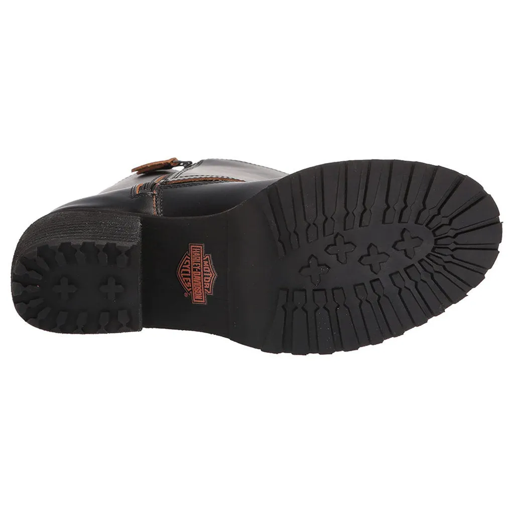 Harley Davidson Lalanne Vollnarbenleder Damen Blockabsatz Stiefel