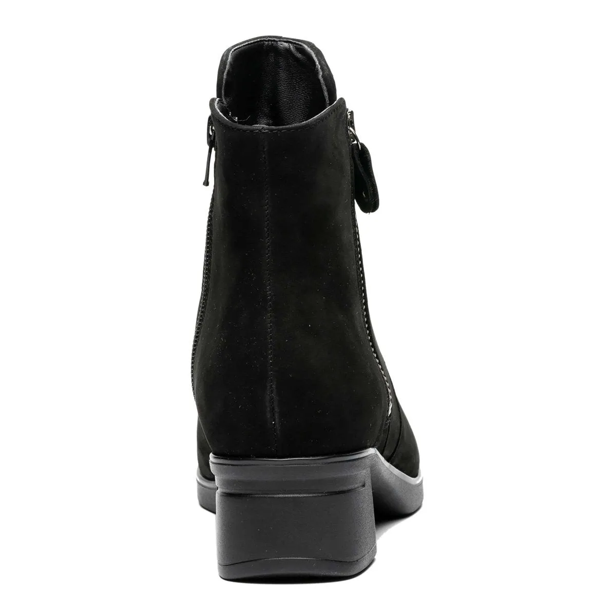 Hartjes Damen Blues Stiefel Schwarz Wildleder