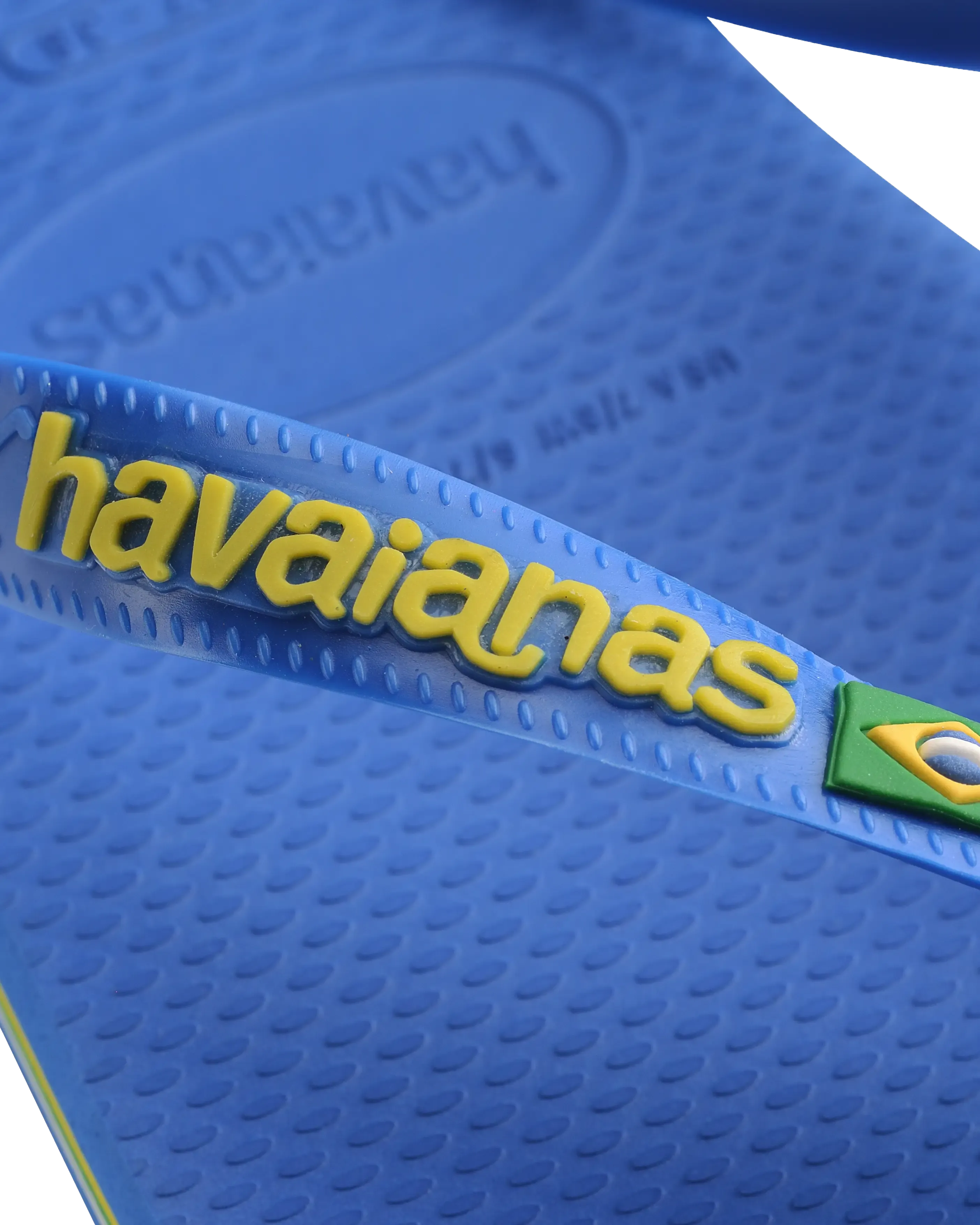 Havaianas Schuhe Jungen Brasil Logo Neon Flip-Flops in Sternenblau