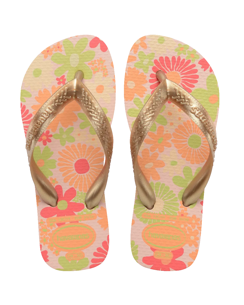 Havaianas Schuhe Mädchen Flores Flip-Flops in Ballettrosa