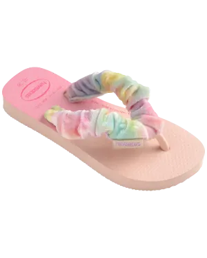 Havaianas Schuhe Mädchen Flauschige Flip-Flops in Ballettrosa