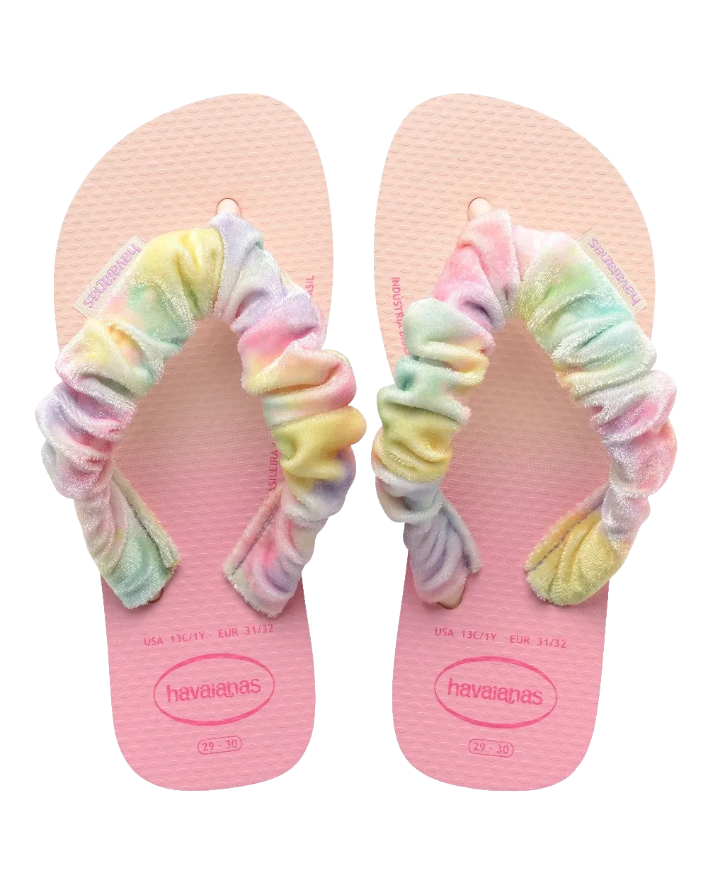 Havaianas Schuhe Mädchen Flauschige Flip-Flops in Ballettrosa