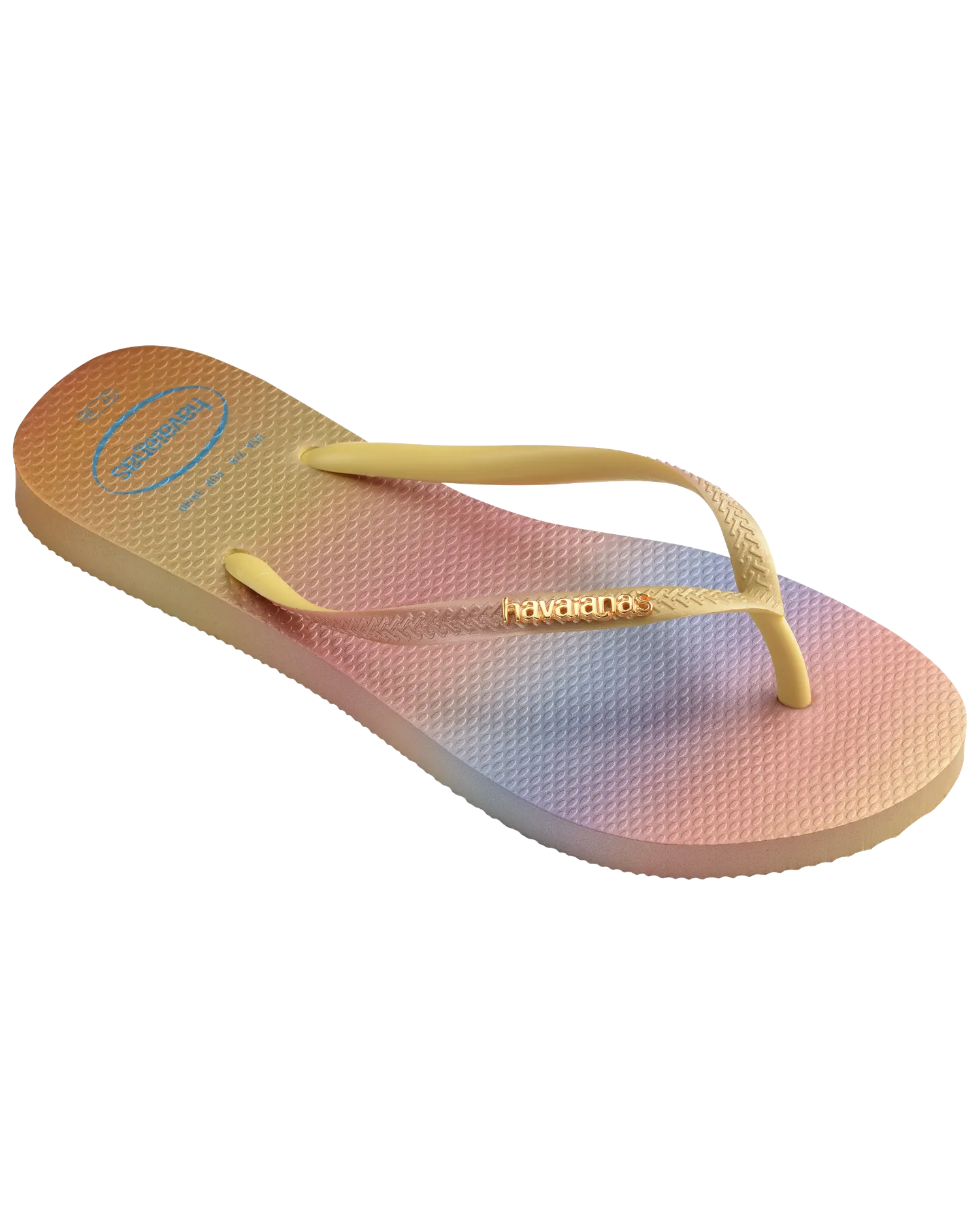 Havaianas Schuhe Slim Gradient Sunset Flip-Flops in Gelb Pixel