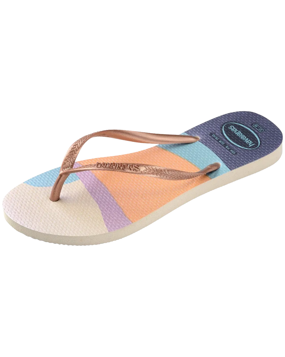 Havaianas Schuhe Slim Palette Glow Flip-Flops in Beige