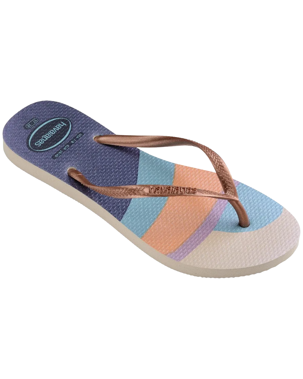 Havaianas Schuhe Slim Palette Glow Flip-Flops in Beige