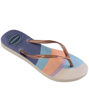 Havaianas Schuhe Slim Palette Glow Flip-Flops in Beige