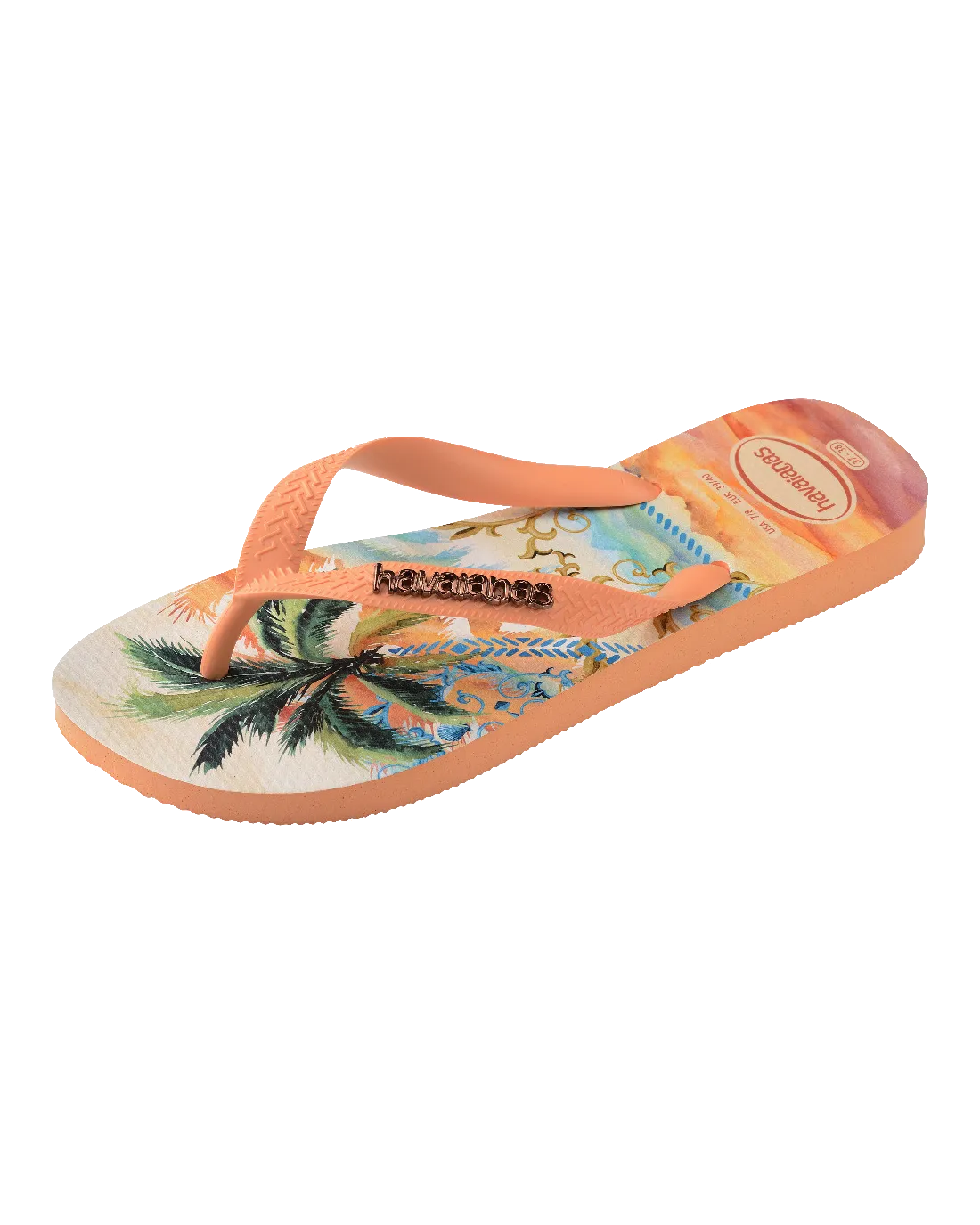 Havaianas Schuhe Top Tropische Vibes Flip-Flops in Pfirsich