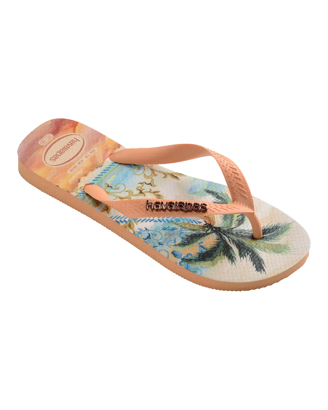 Havaianas Schuhe Top Tropische Vibes Flip-Flops in Pfirsich
