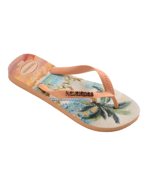 Havaianas Schuhe Top Tropische Vibes Flip-Flops in Pfirsich