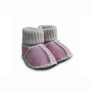 Heitmann Lammfell Sock Booties - Rosa