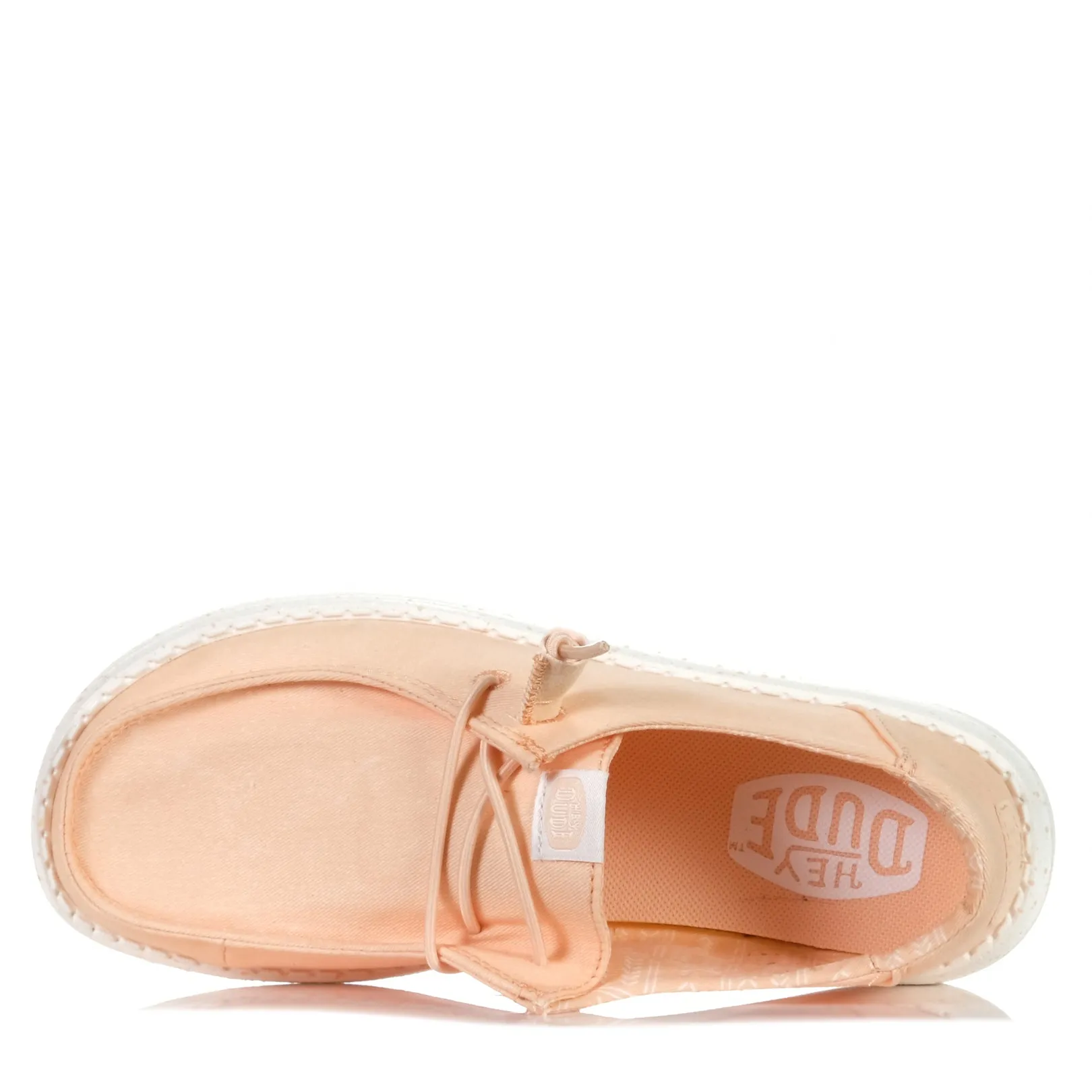 Hey Dude Damen Wendy Stretch Canvas Pfirsich