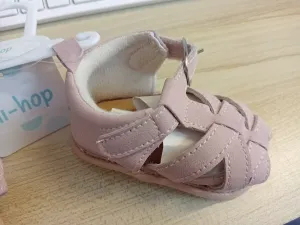 Hi-Hop Crisscross Sandale pink 3-6 Monate