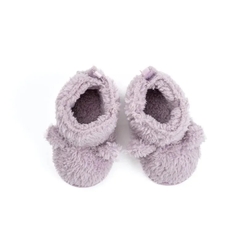 Hi Hop Plüsch-Hausschuhe Lila 1,5-2 Jahre