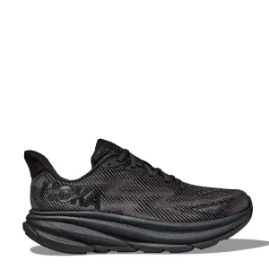 Hoka Clifton 9 Laufschuhe Schwarz / Schwarz