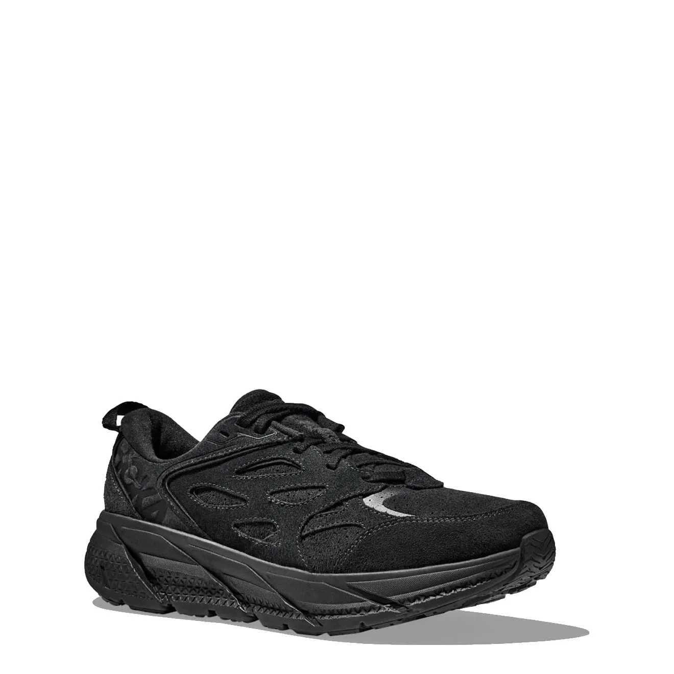 Hoka Clifton L Suede Schwarz / Schwarz