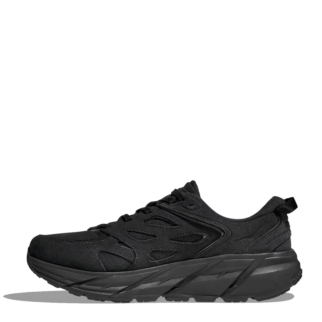 Hoka Clifton L Suede Schwarz / Schwarz