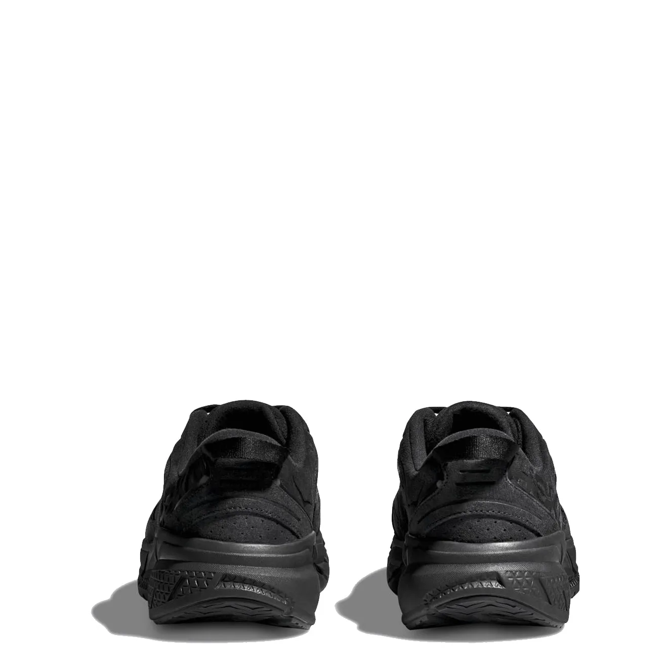 Hoka Clifton L Suede Schwarz / Schwarz