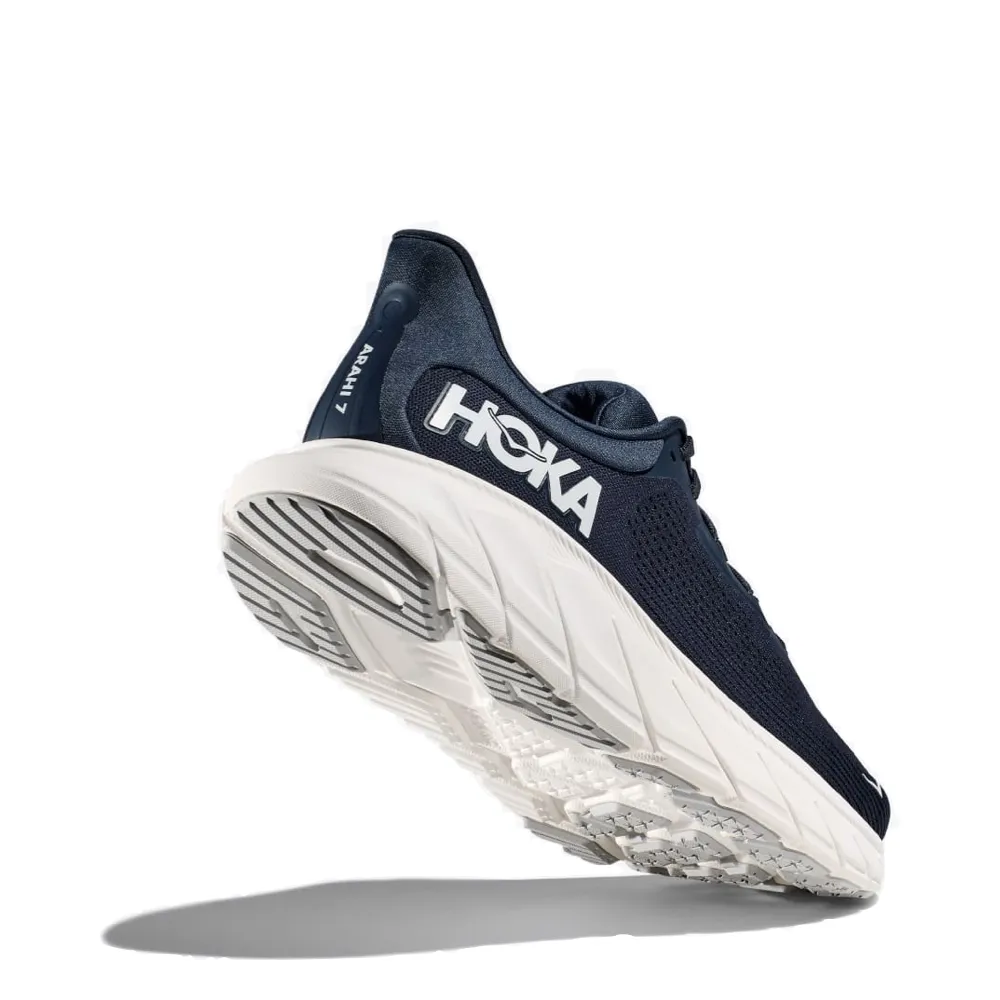 Hoka Herren Arahi 7 Sneaker in Weltraum/Weiß