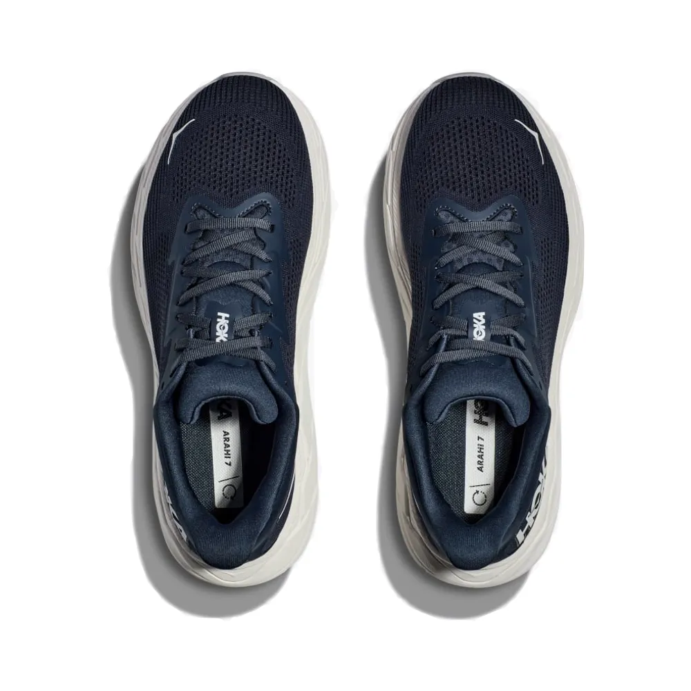 Hoka Herren Arahi 7 Sneaker in Weltraum/Weiß