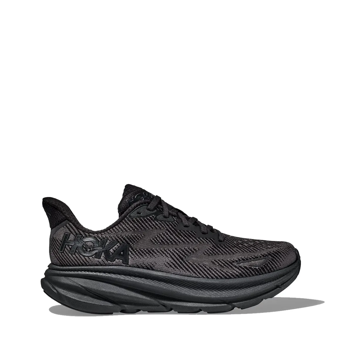 Hoka Damen Clifton 9 Trainer Schwarz / Schwarz