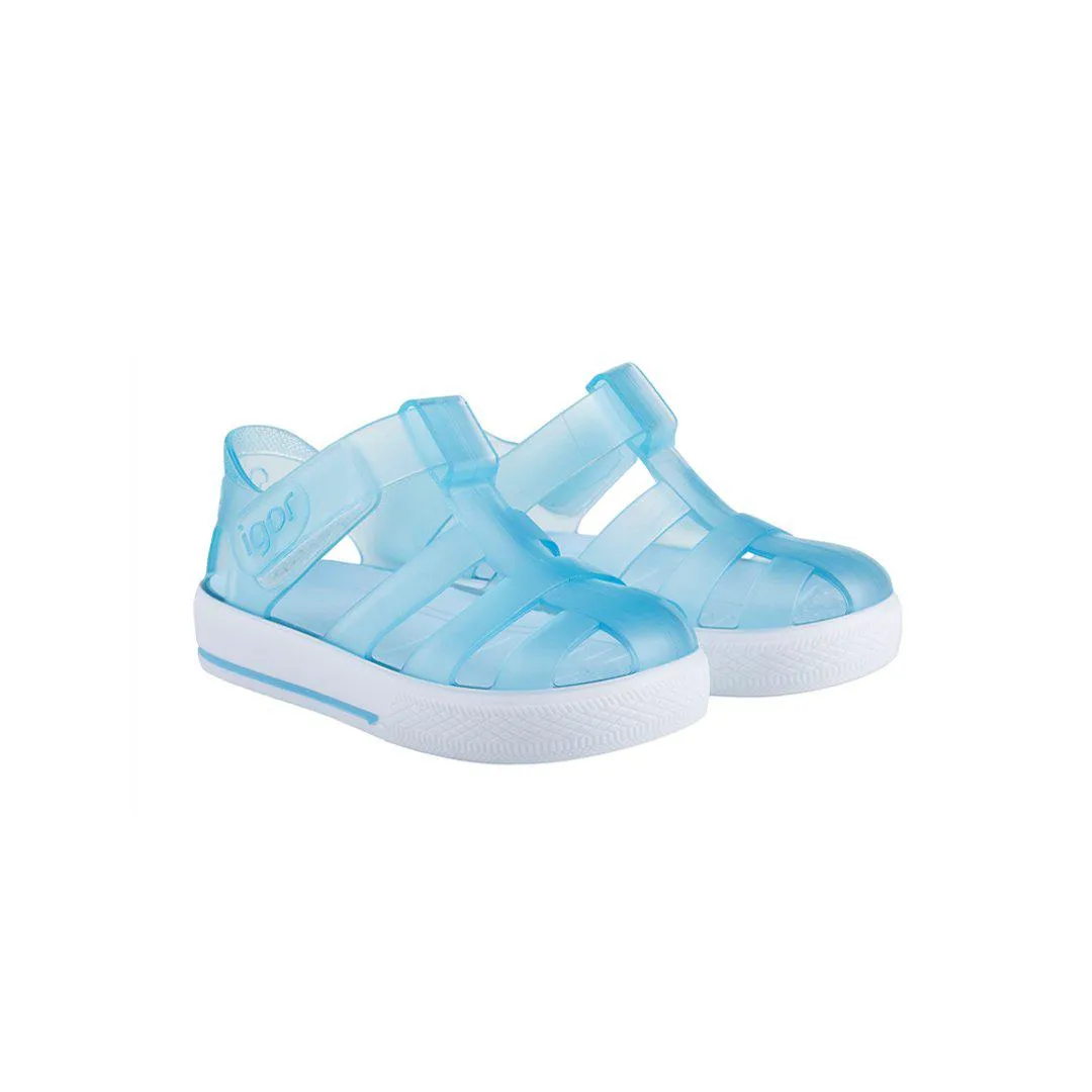 Igor Star Transparente Sandalen - Celeste