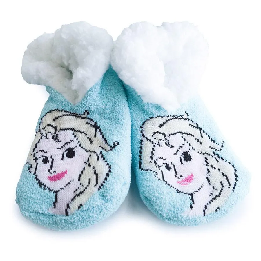 Jellifish Girls Disney Prinzessin Anti-Rutsch Sherpa Pantoffelsocken - 1 Paar Babykids Jellifish Kinder