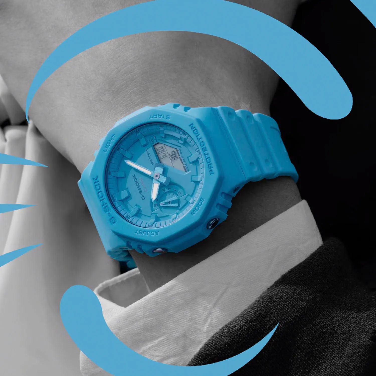 Schmuck G-Shock Uhren G-Shock Analog-Digital Quarz – GA2100-2A2