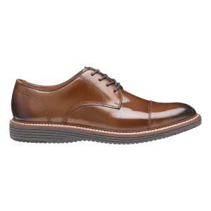 Johnston & Murphy Herren Upton Dress Cap Toe Braun Vollnarbenleder