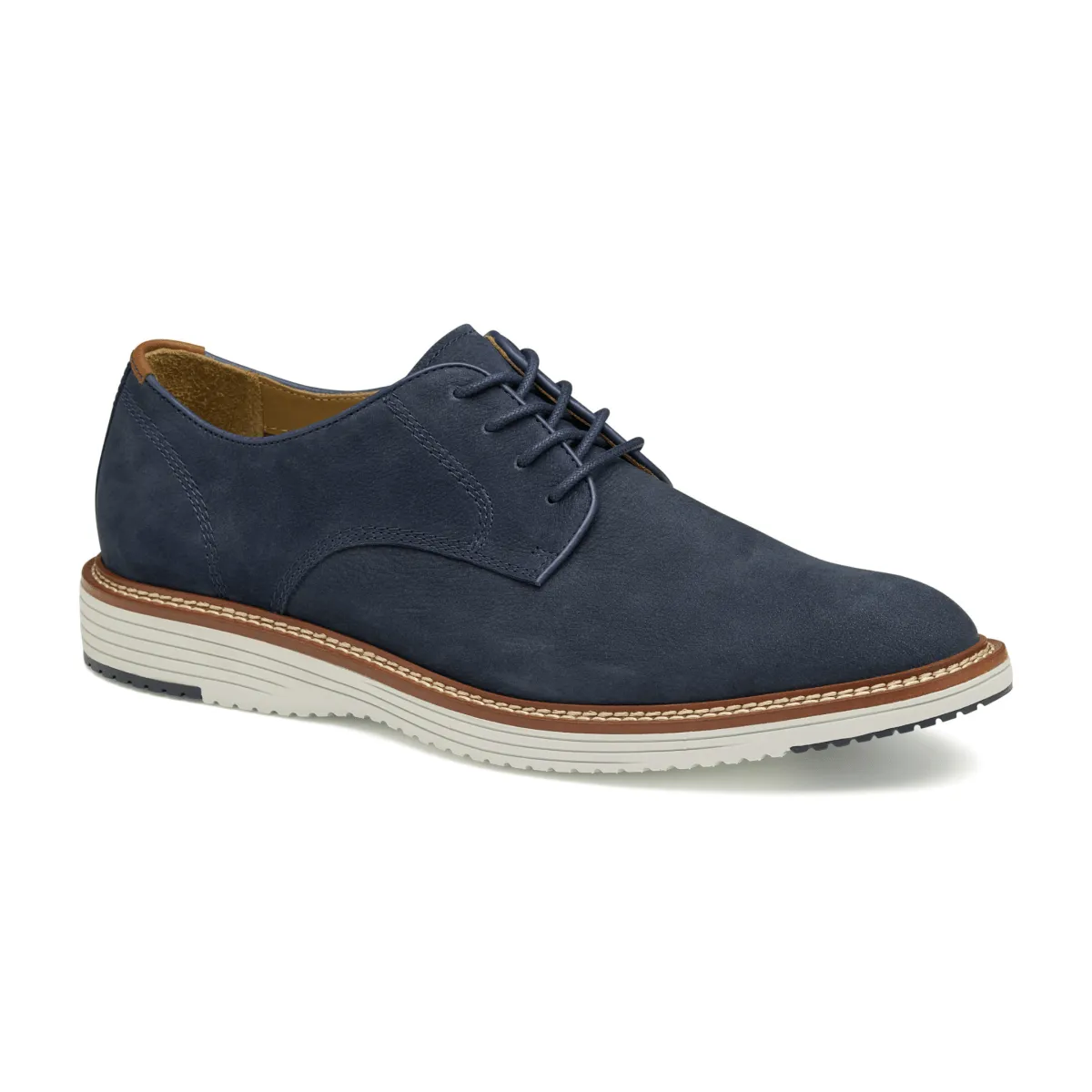 Johnston & Murphy Herren Upton Plain Toe Marineblau Nubuk