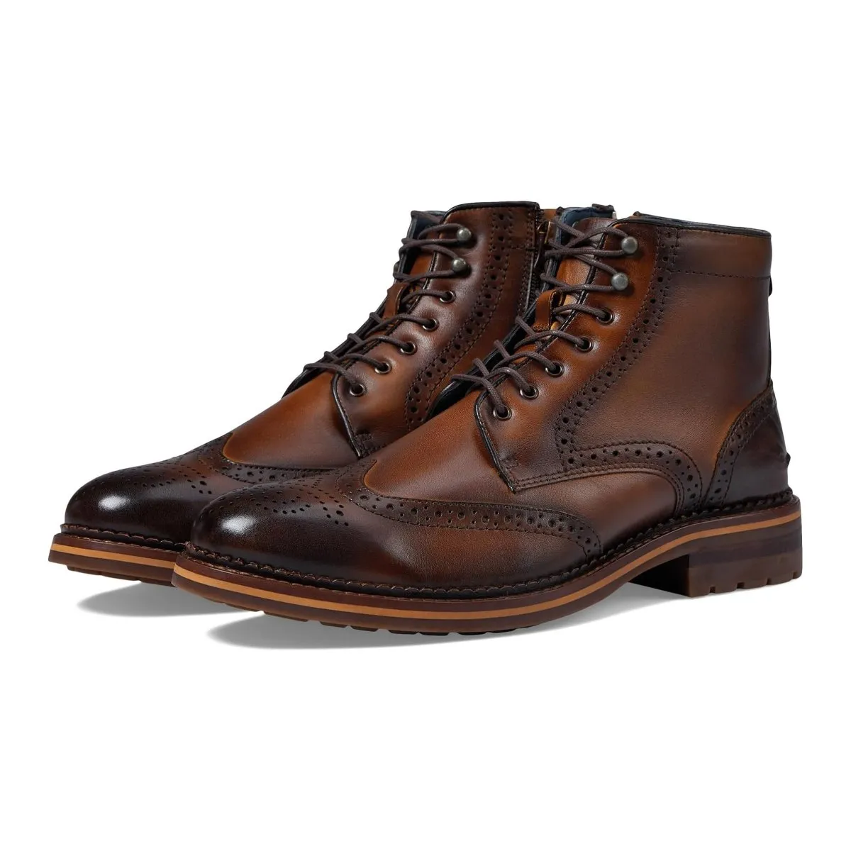 Johnston & Murphy Herren XC Flex Connelly Wingtip Stiefel in Beige