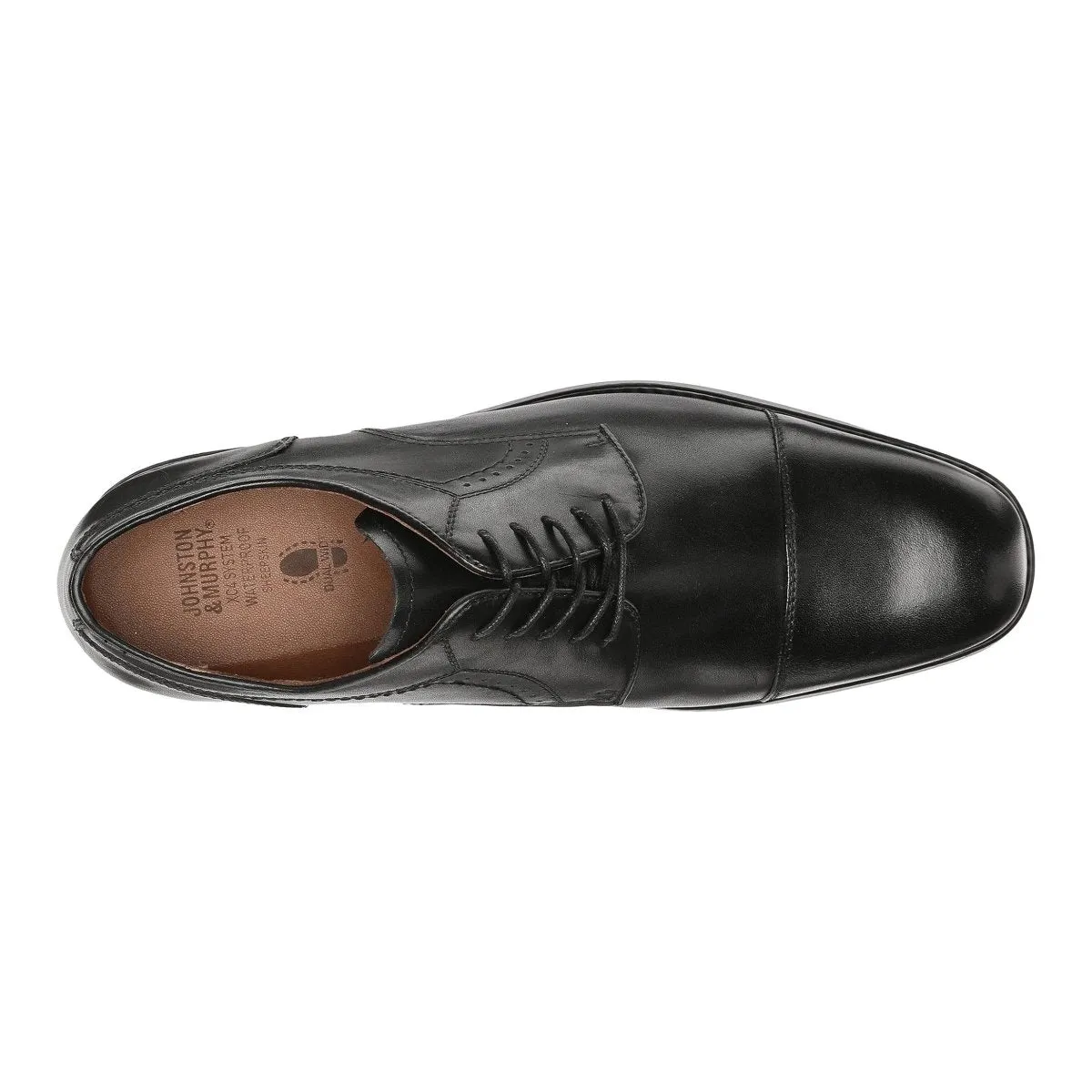 Johnston & Murphy Herren XC4 Branning Cap Toe Schwarz Wasserdicht