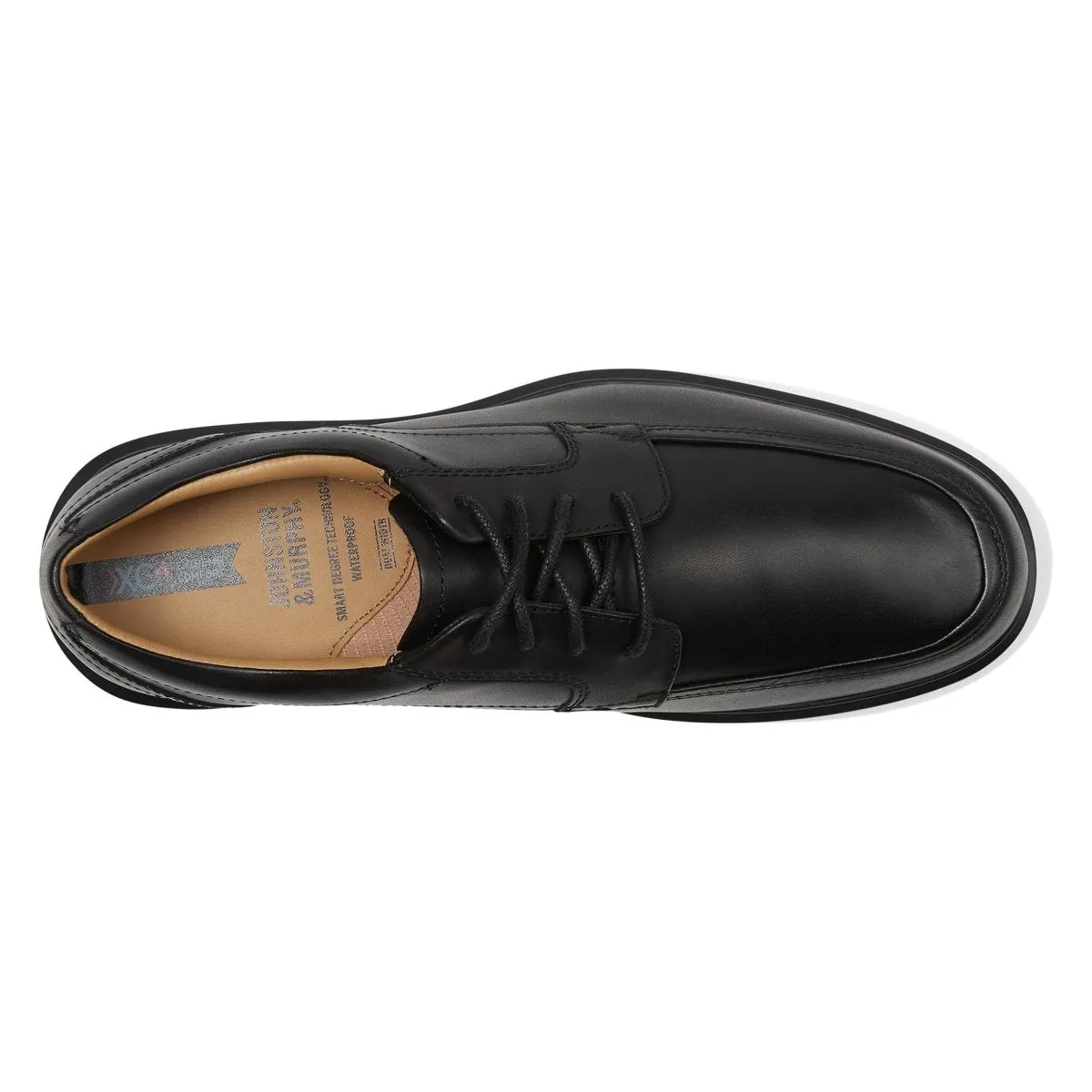 Johnston & Murphy Herren XC4 Stanton 2.0 Moc Schnürschuh Schwarz Wasserdicht