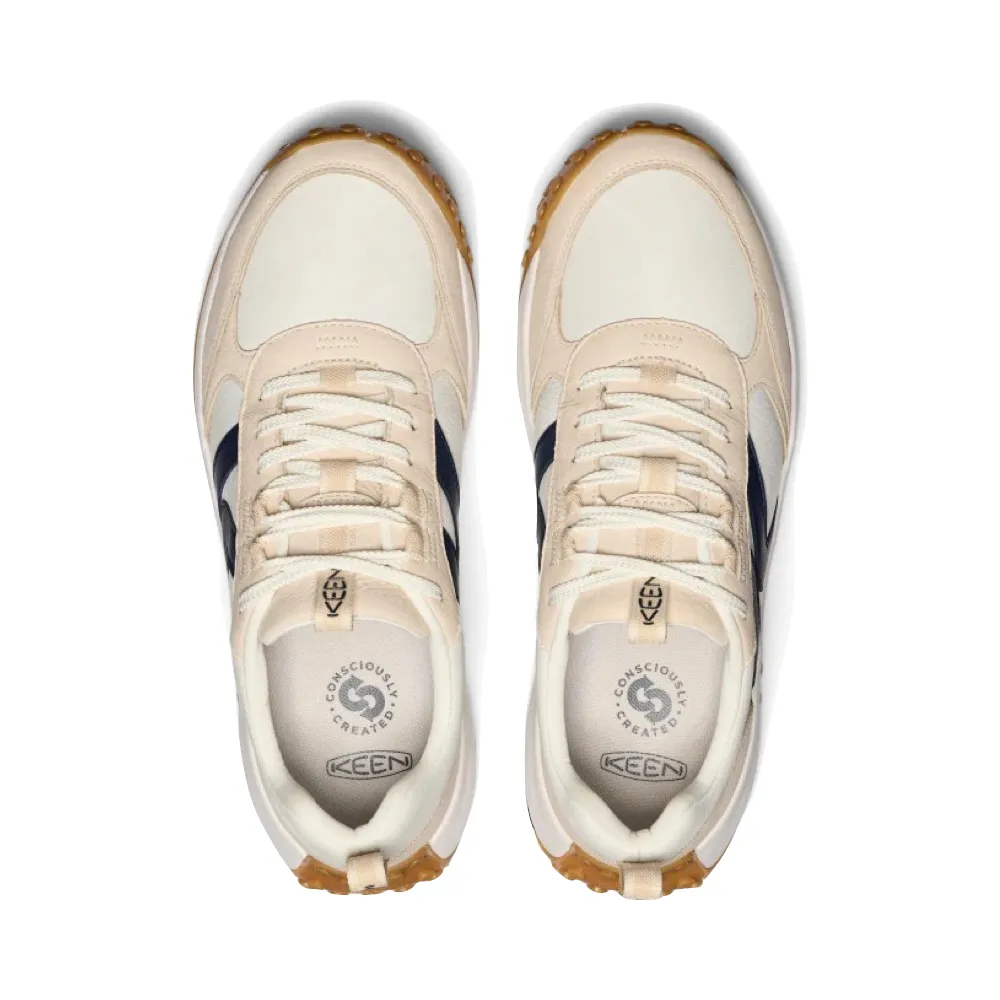 KEEN Herren KS86 Ledersneaker in Birke/Sternweiß