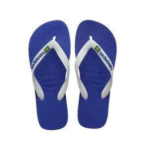 Kinder Sandalen in Marineblau mit Brasilien-Logo