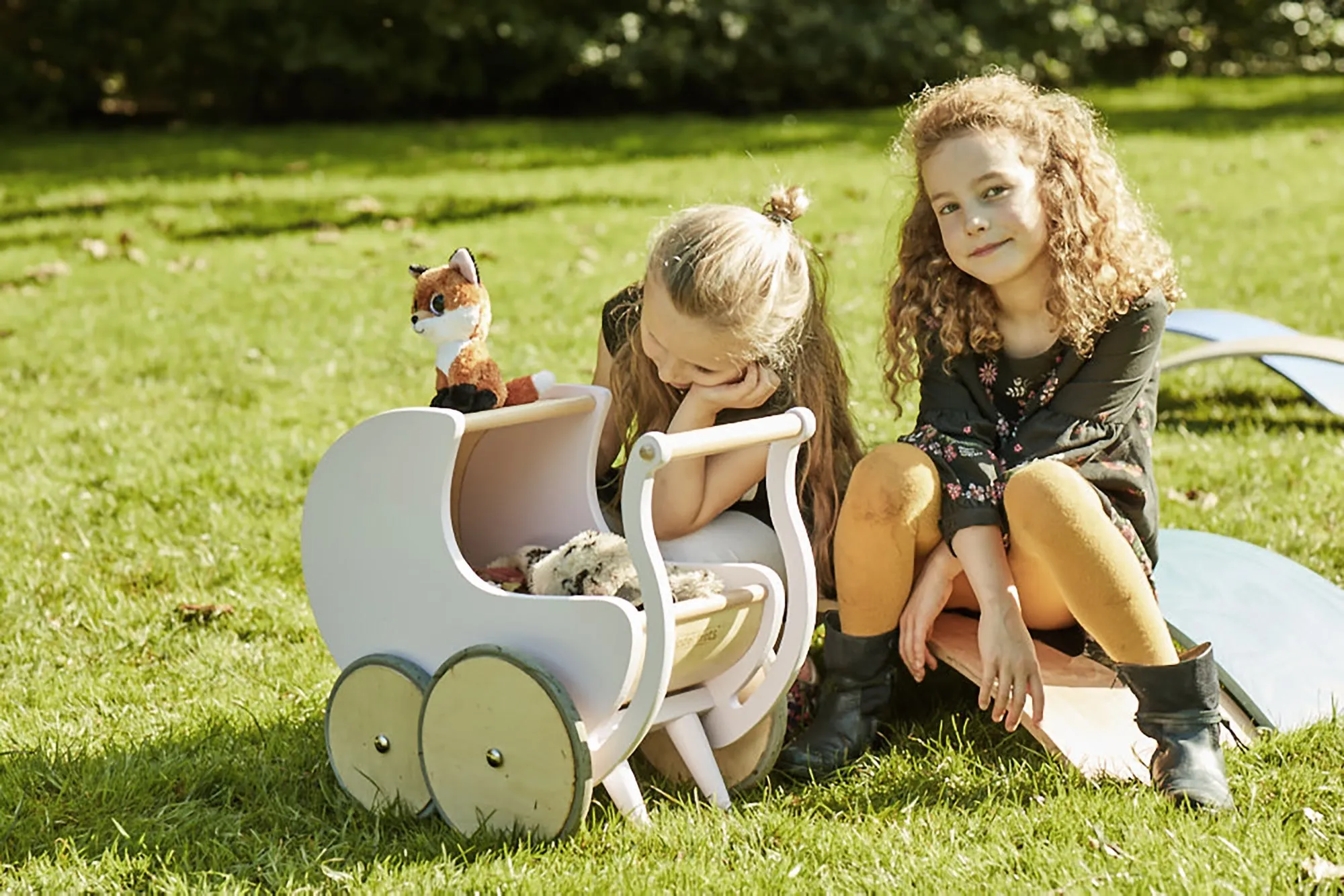 Kinderfeets - 2in1 Kinderwagen-Lauflernhilfe - Weiß