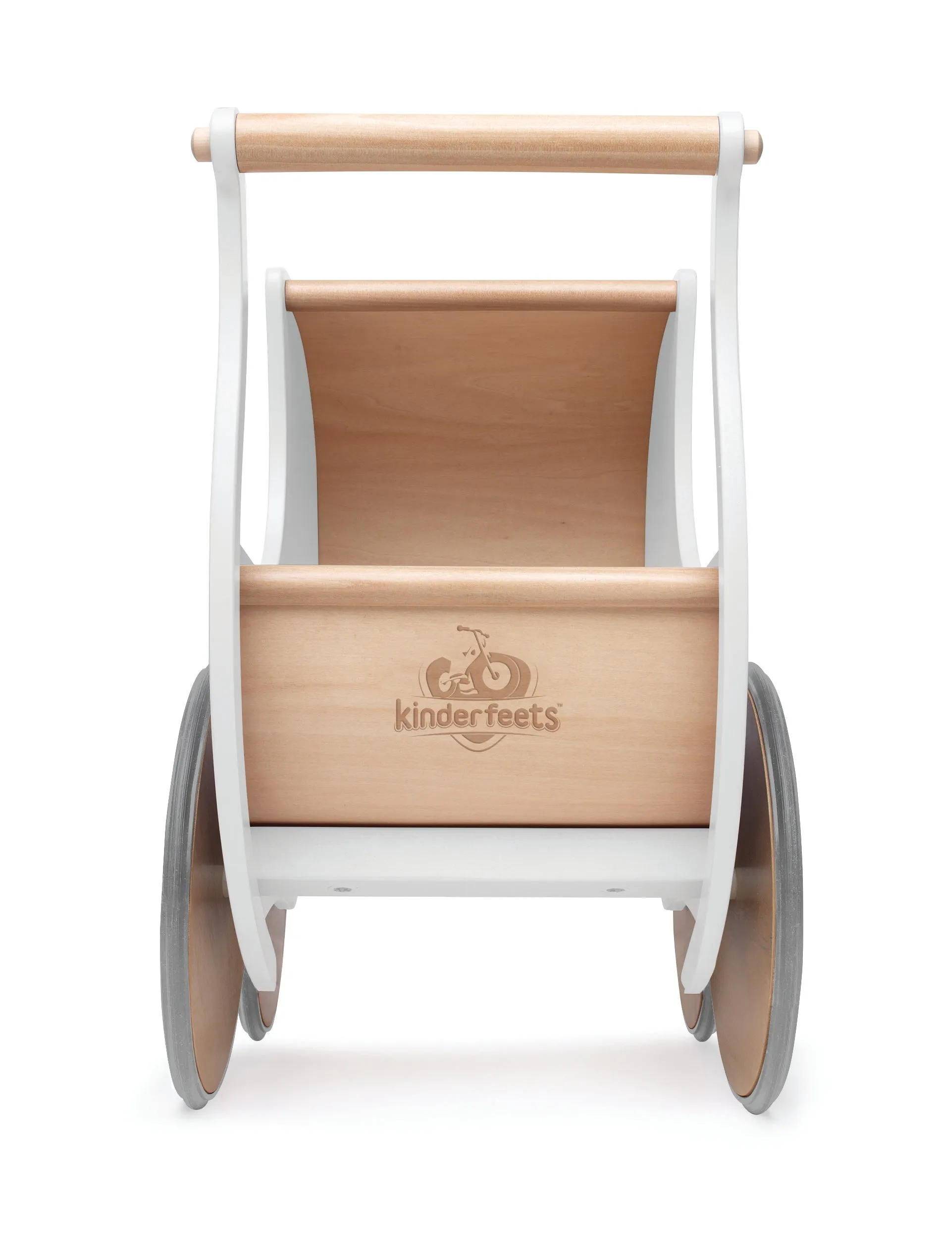 Kinderfeets - 2in1 Kinderwagen-Lauflernhilfe - Weiß