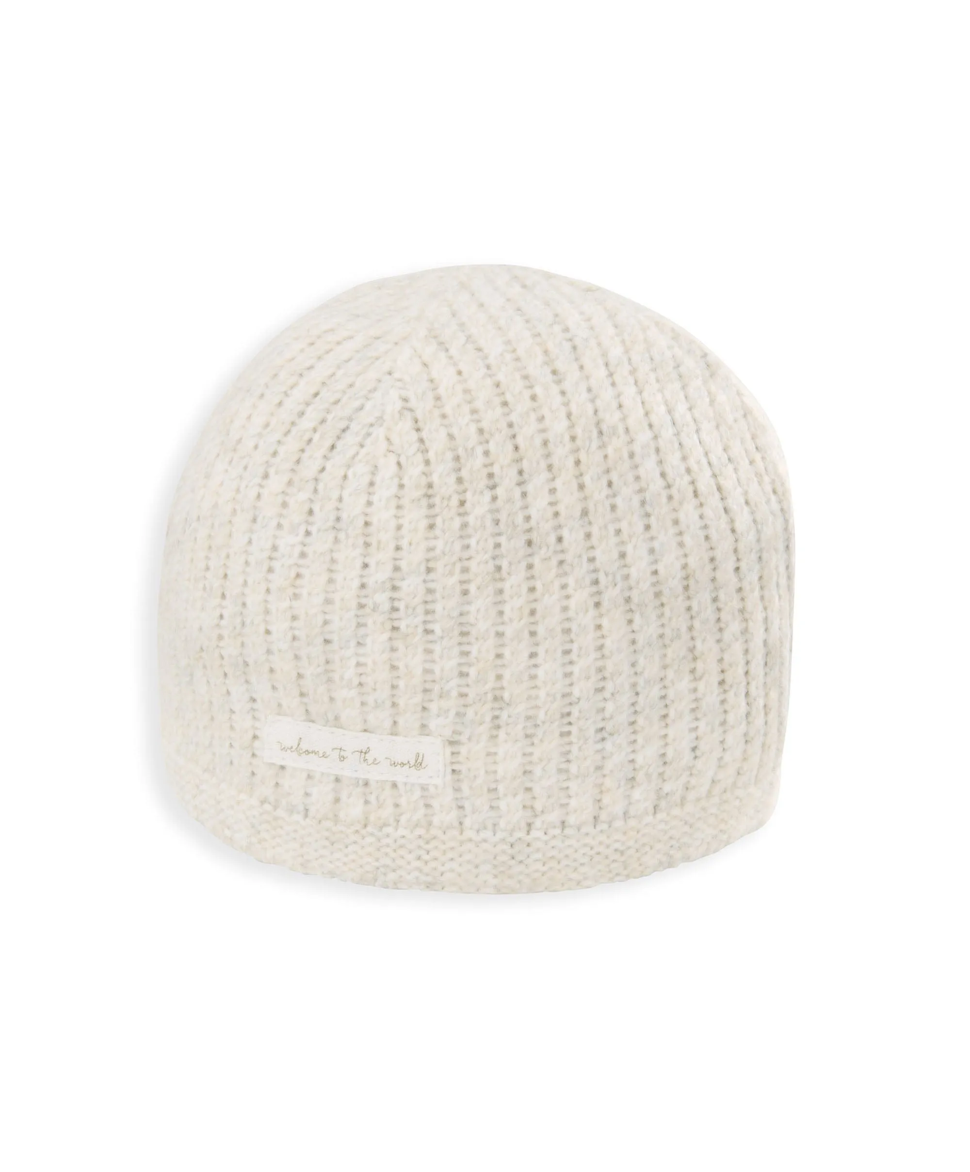 Gestrickte Mütze & Stiefelchen - Beige