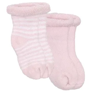 Kushies Terry Neugeborenen-Socken (2er Pack) - Rosa
