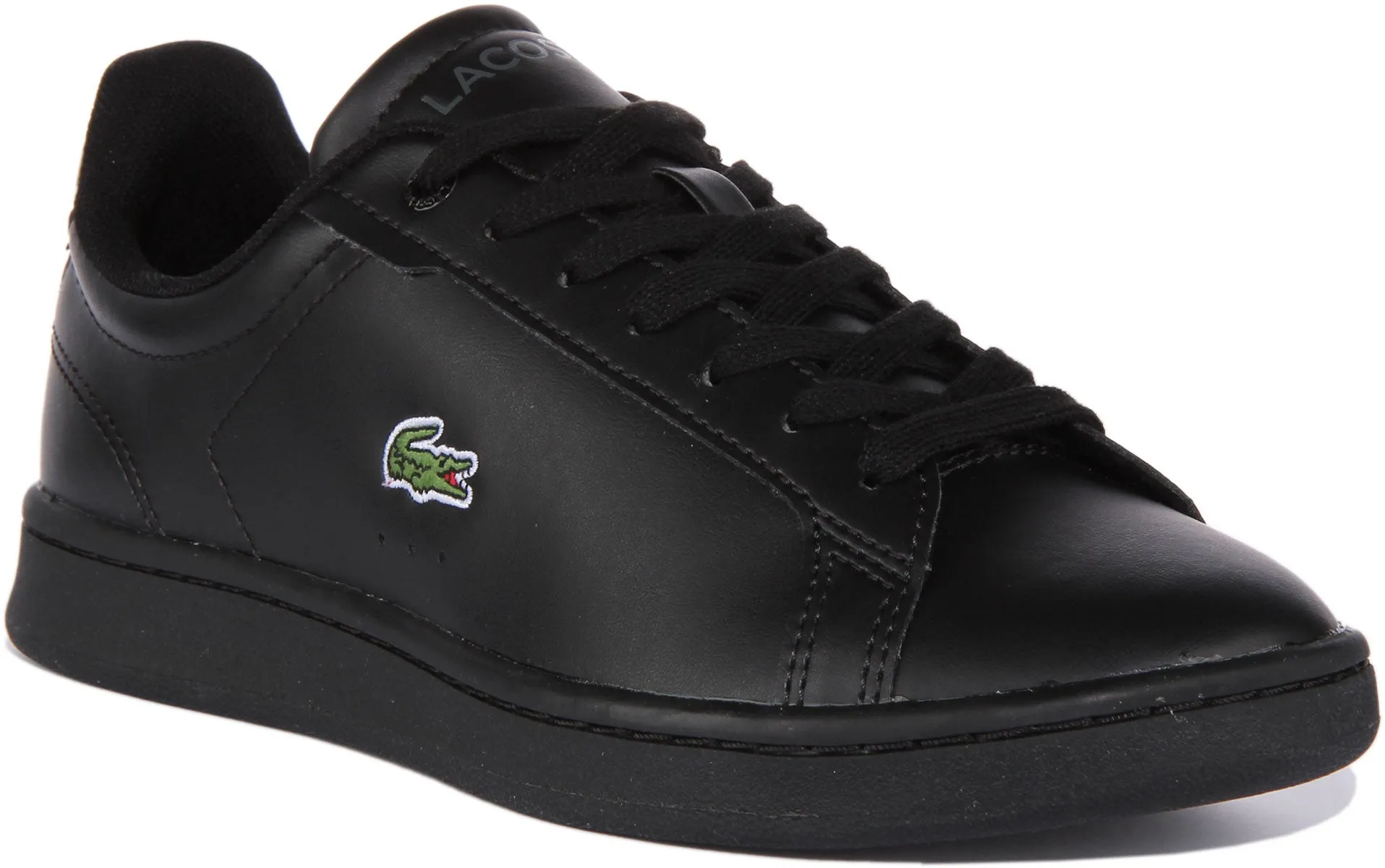 Lacoste Carnaby Pro In Schwarz Schwarz Für Junior Schuhe Lacoste