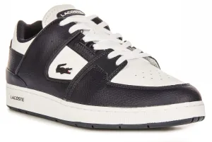 Lacoste Court Cage In Marineblau Weiß Für Herren Schuhe Lacoste