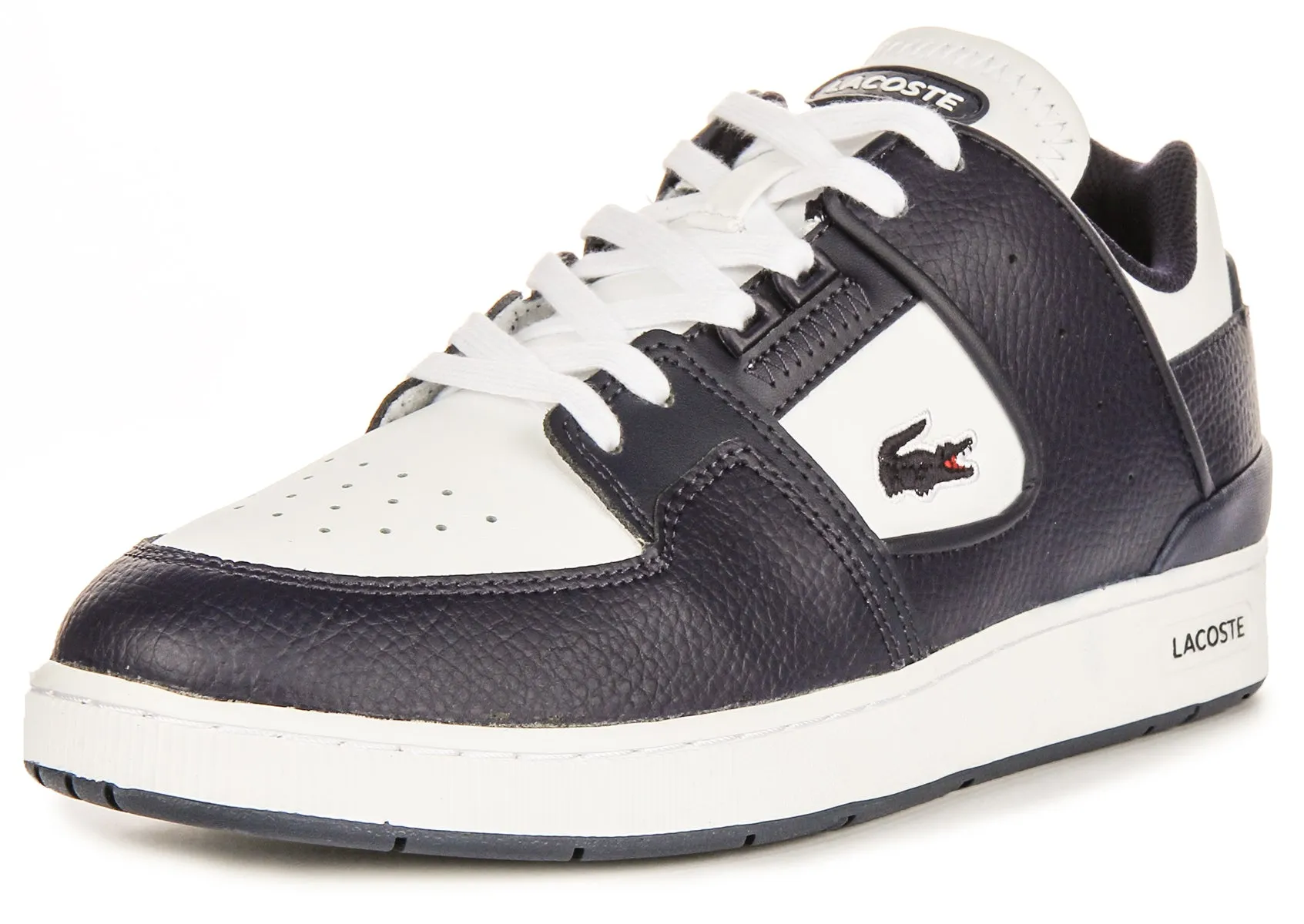 Lacoste Court Cage In Marineblau Weiß Für Herren Schuhe Lacoste