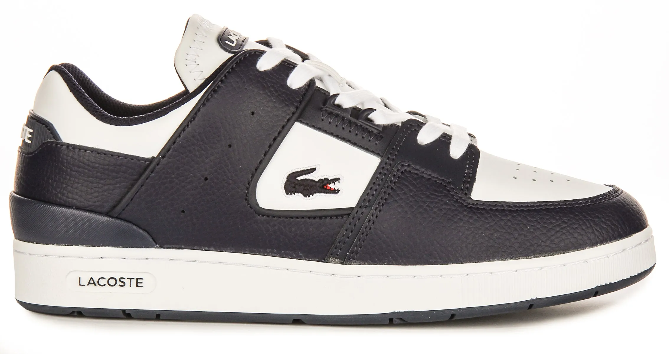 Lacoste Court Cage In Marineblau Weiß Für Herren Schuhe Lacoste