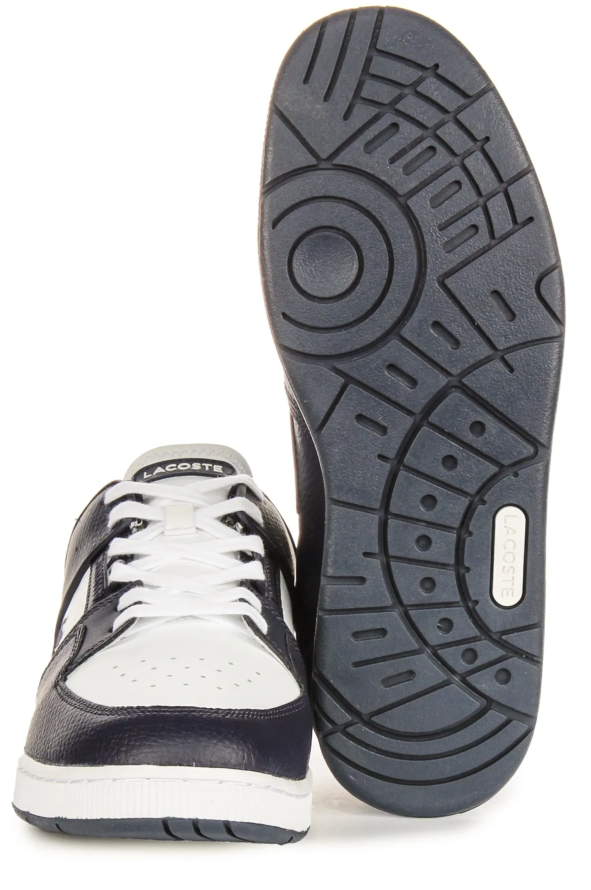 Lacoste Court Cage In Marineblau Weiß Für Herren Schuhe Lacoste