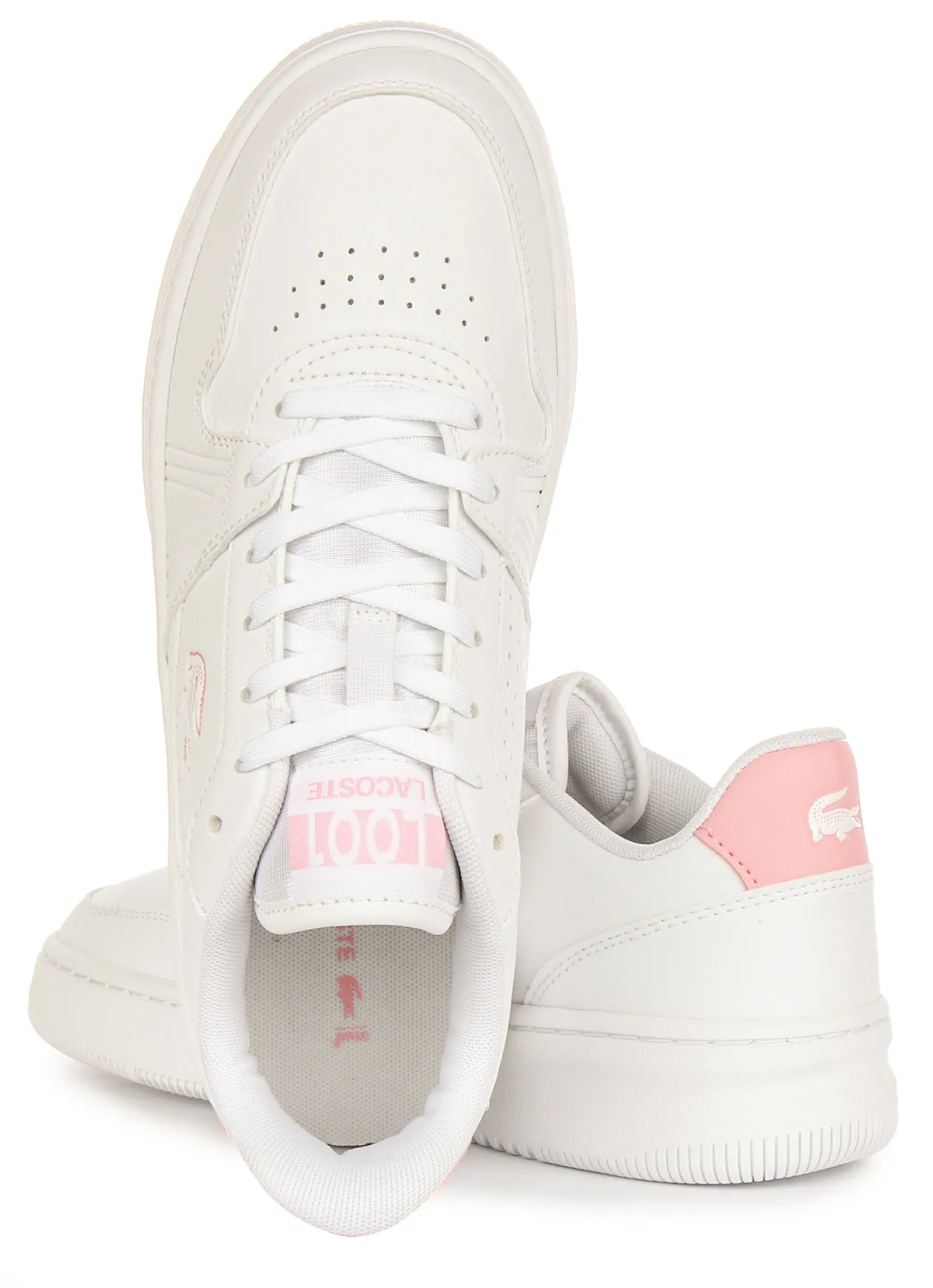 Lacoste L001 Set 224 In Weiß Rosa Für Junior Schuhe Lacoste