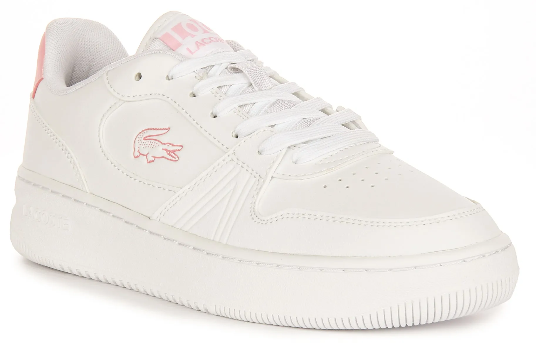 Lacoste L001 Set 224 In Weiß Rosa Für Junior Schuhe Lacoste