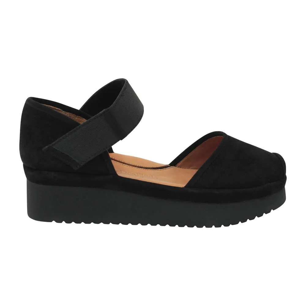 L'Amour Des Pieds Damen Amadour Schwarz Wildleder