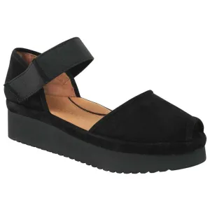 L'Amour Des Pieds Damen Amadour Schwarz Wildleder