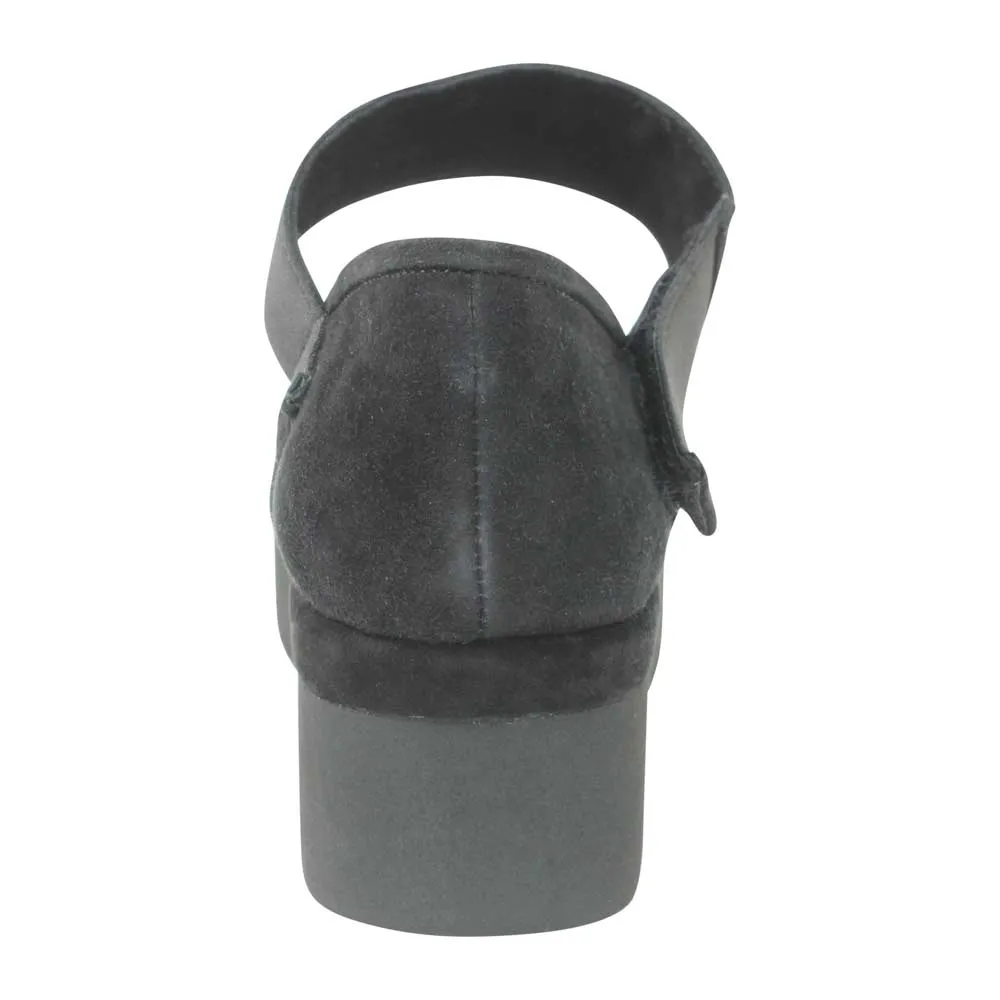 L'Amour Des Pieds Damen Amadour Schwarz Wildleder