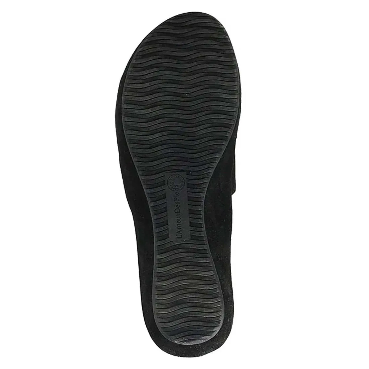 LAmour Des Pieds Damen Catania Schwarz Wildleder